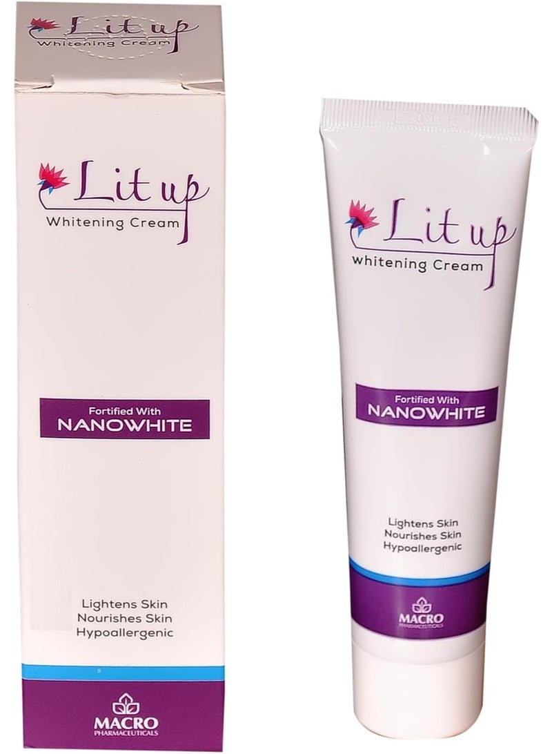 Macro Light-up Whitening Cream with Nanowhite, Lightens and Nourishes Skin - Image 2